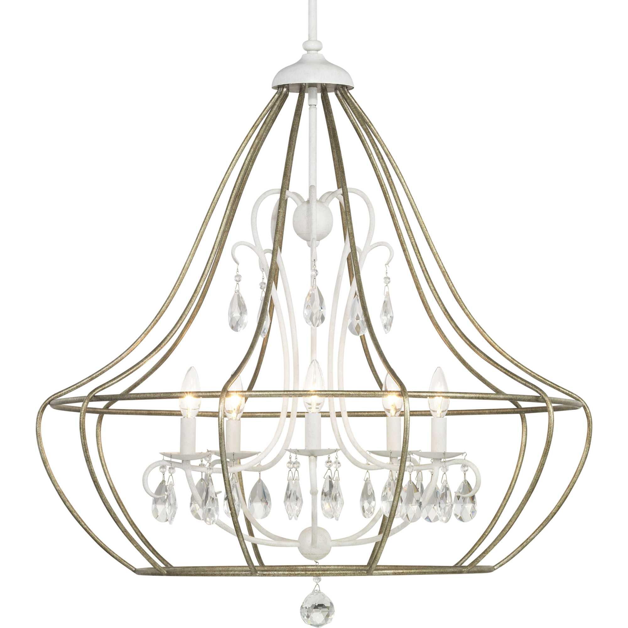 Fleurette Collection Three-Light Chandelier