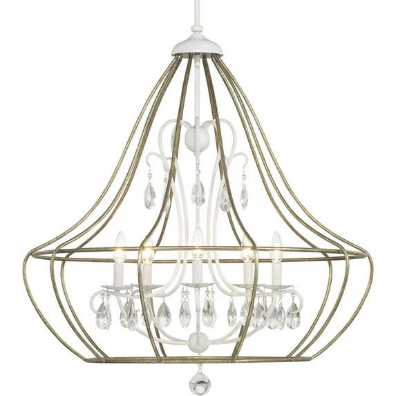 Fleurette Collection Three-Light Chandelier