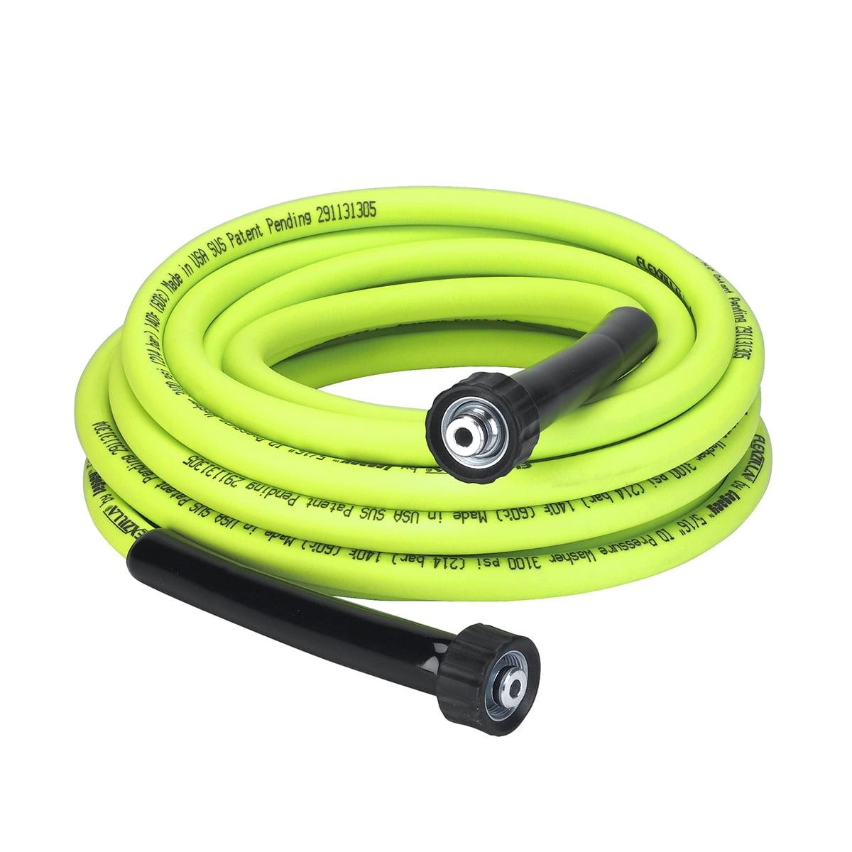 Flexzilla Pressure Washer Hose, 5/16 in. x 25 ft., 3100 PSI, M22 Fittings, ZillaGreen