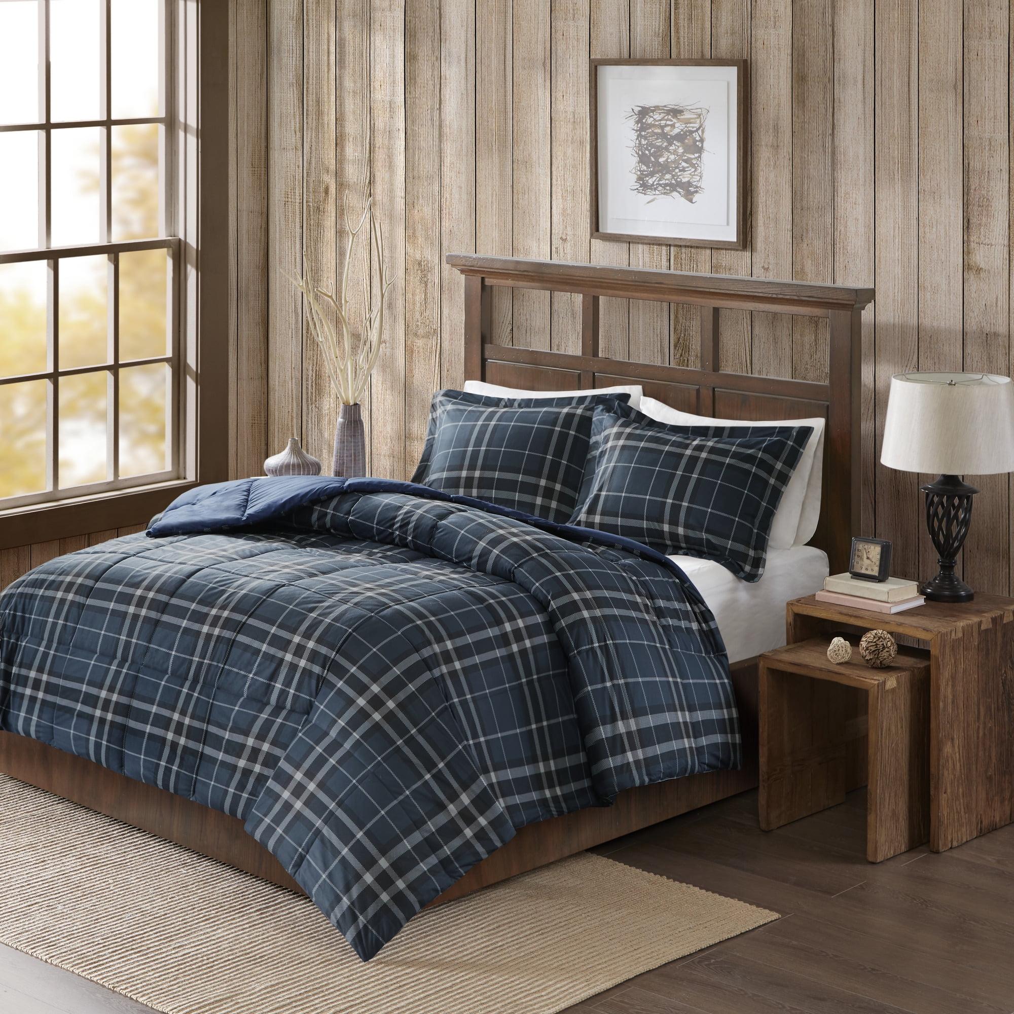 Flint CozySpun Down Alternative Comforter Mini Set Navy - Woolrich