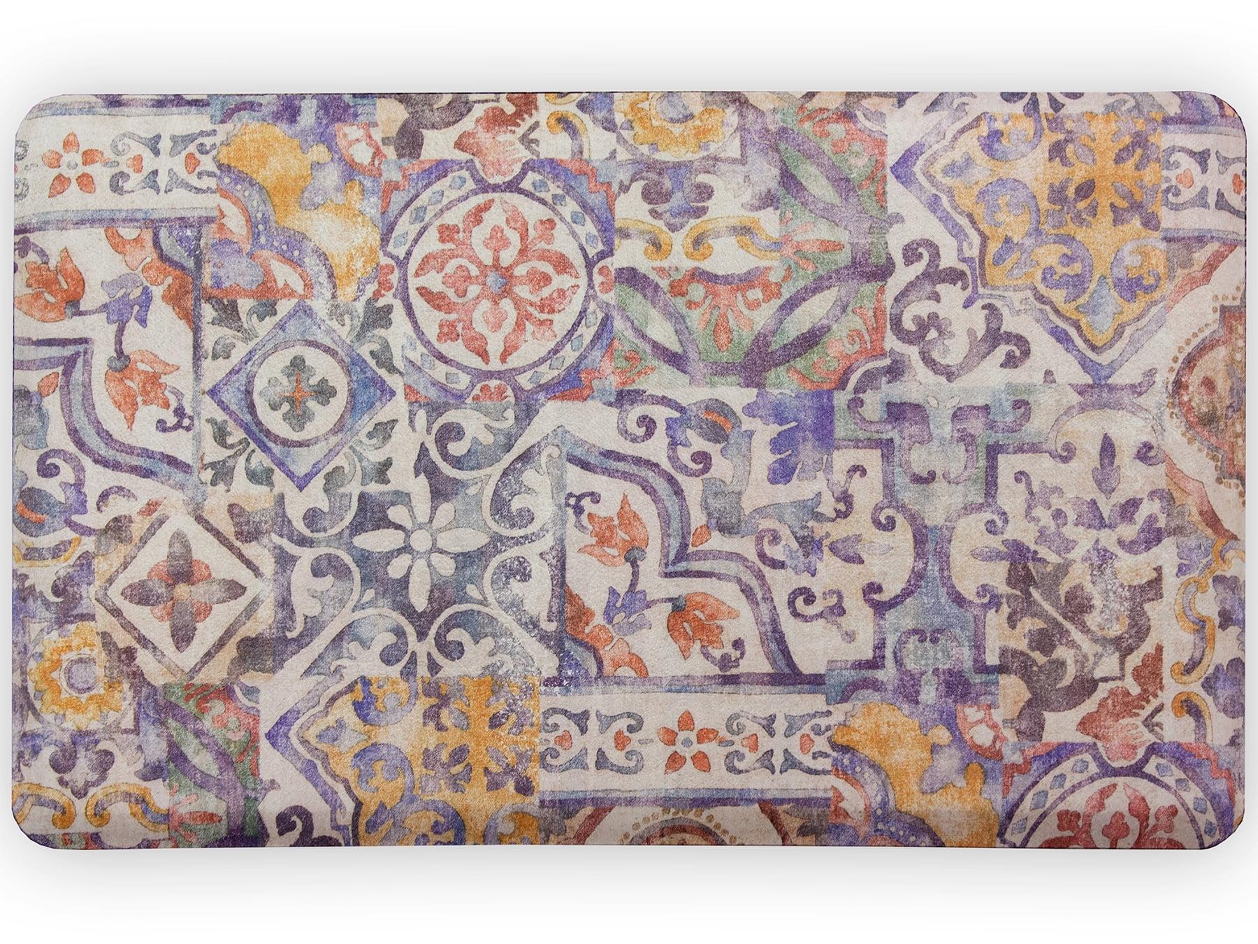 Bartolo Multicolor Floral Anti-Fatigue Comfort Floor Mat