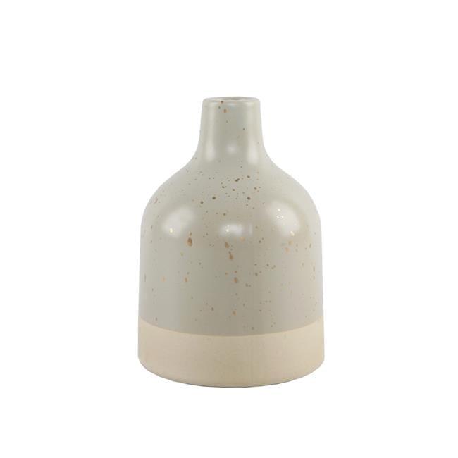 7'H Two-tone Speckle Ceramic, Sage