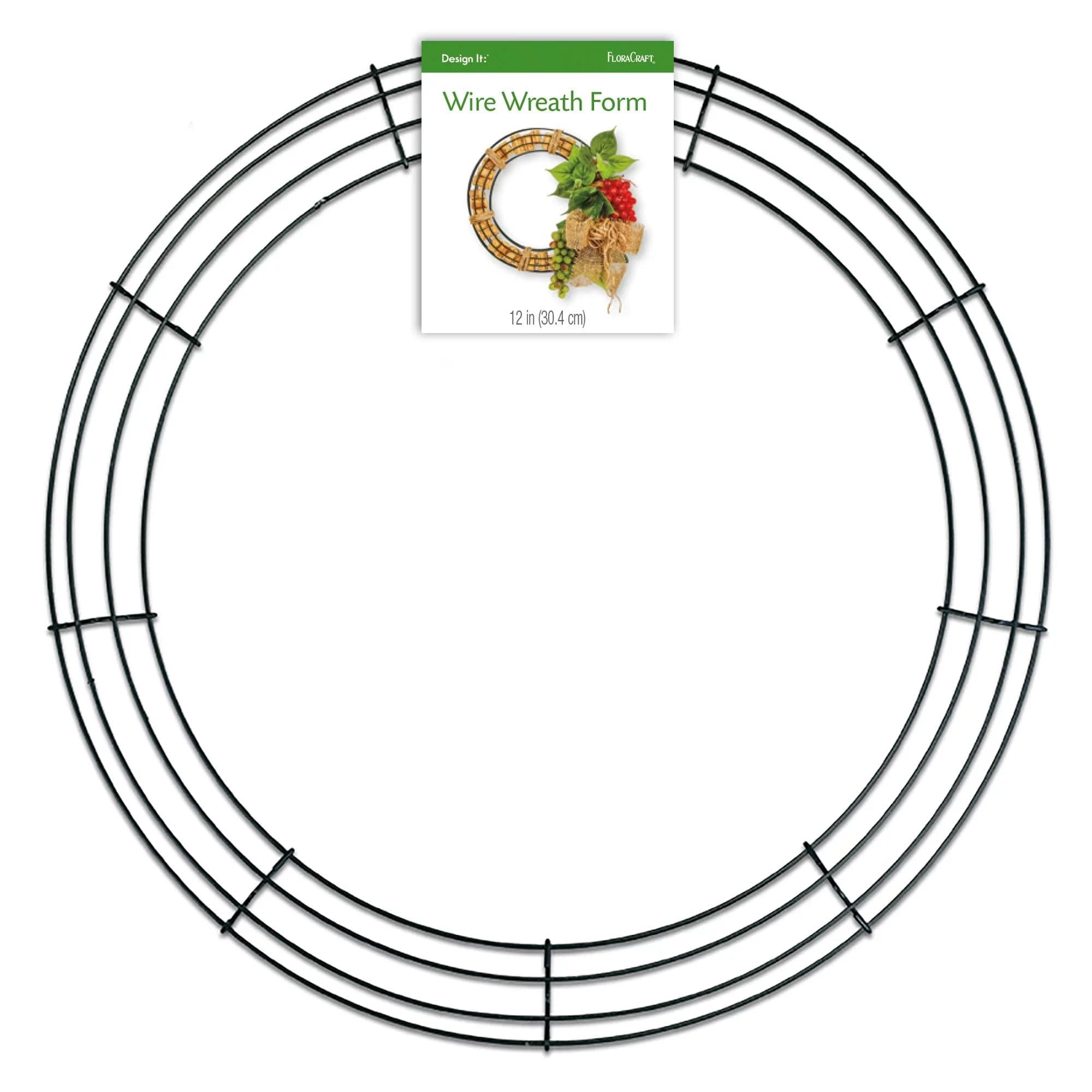 Northlight 12" Green Wire Christmas Wreath Crafting Form