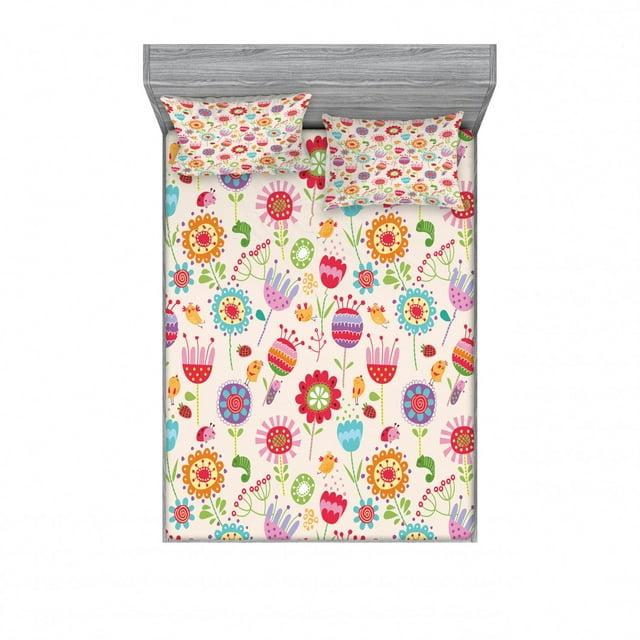 Ambesonne Floral Microfiber Sheet Set & Reviews | Wayfair