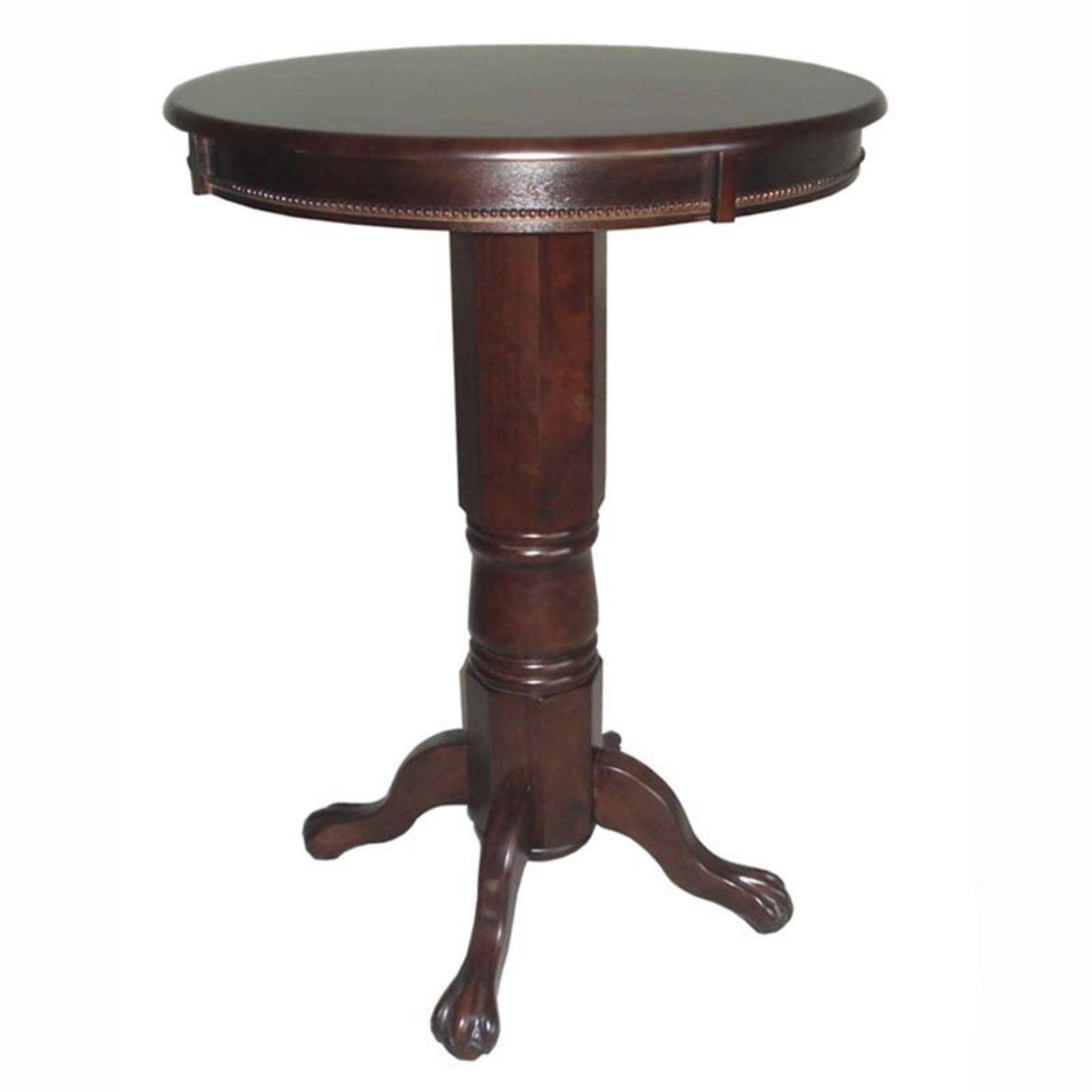 Florence 42" Espresso Round Wood Pub Table