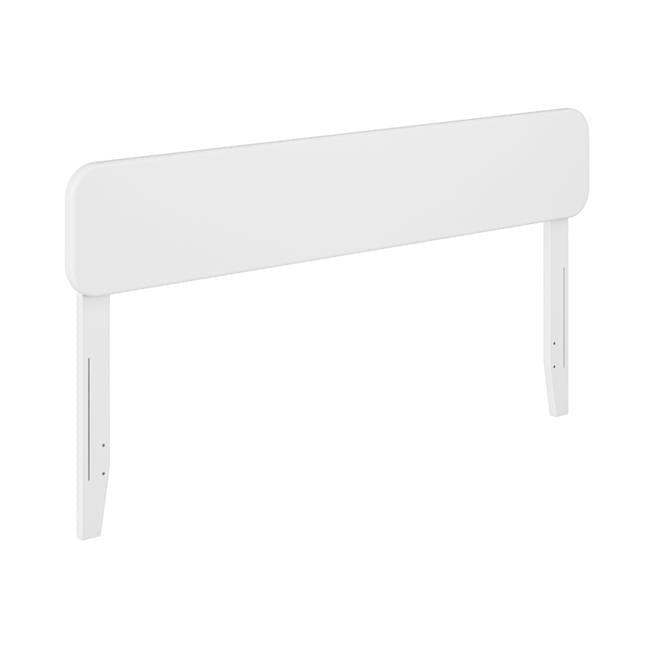 Queen Orlando Headboard White - AFI: Modern Low Panel Design, USB Charger