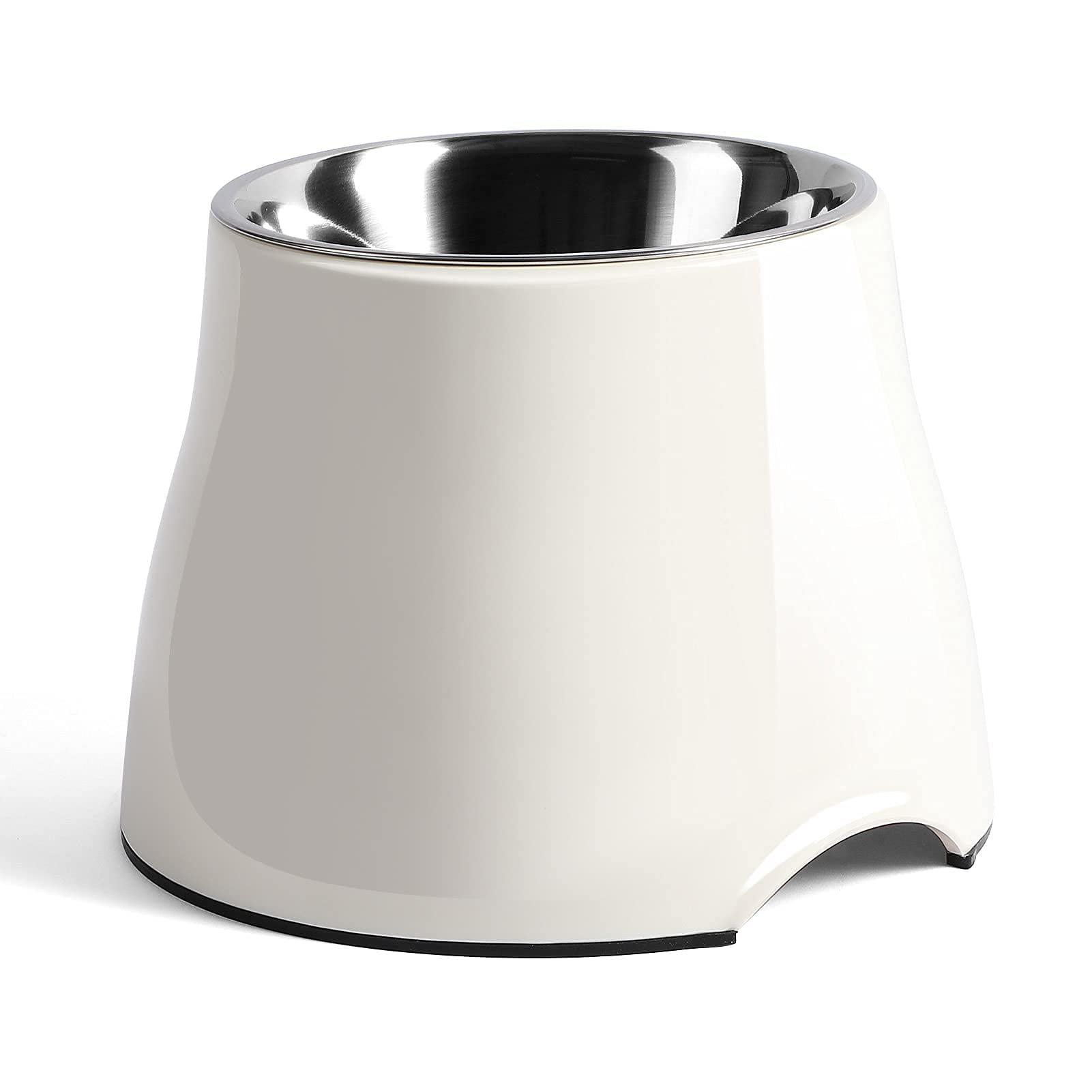 Elevated Stainless Steel Dog Bowl with Non-Slip Base