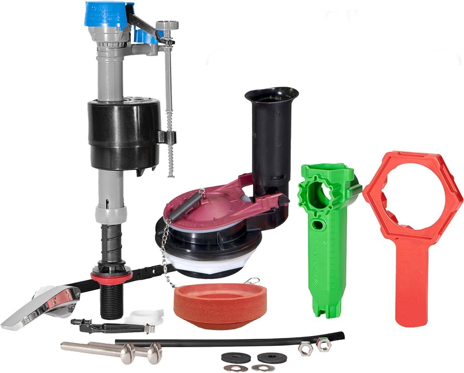 Fluidmaster K-400H-021 Universal 2" Everything Toilet Repair Kit with Installation Tools, New, 1-Pack, Weight 1.97 lbs.