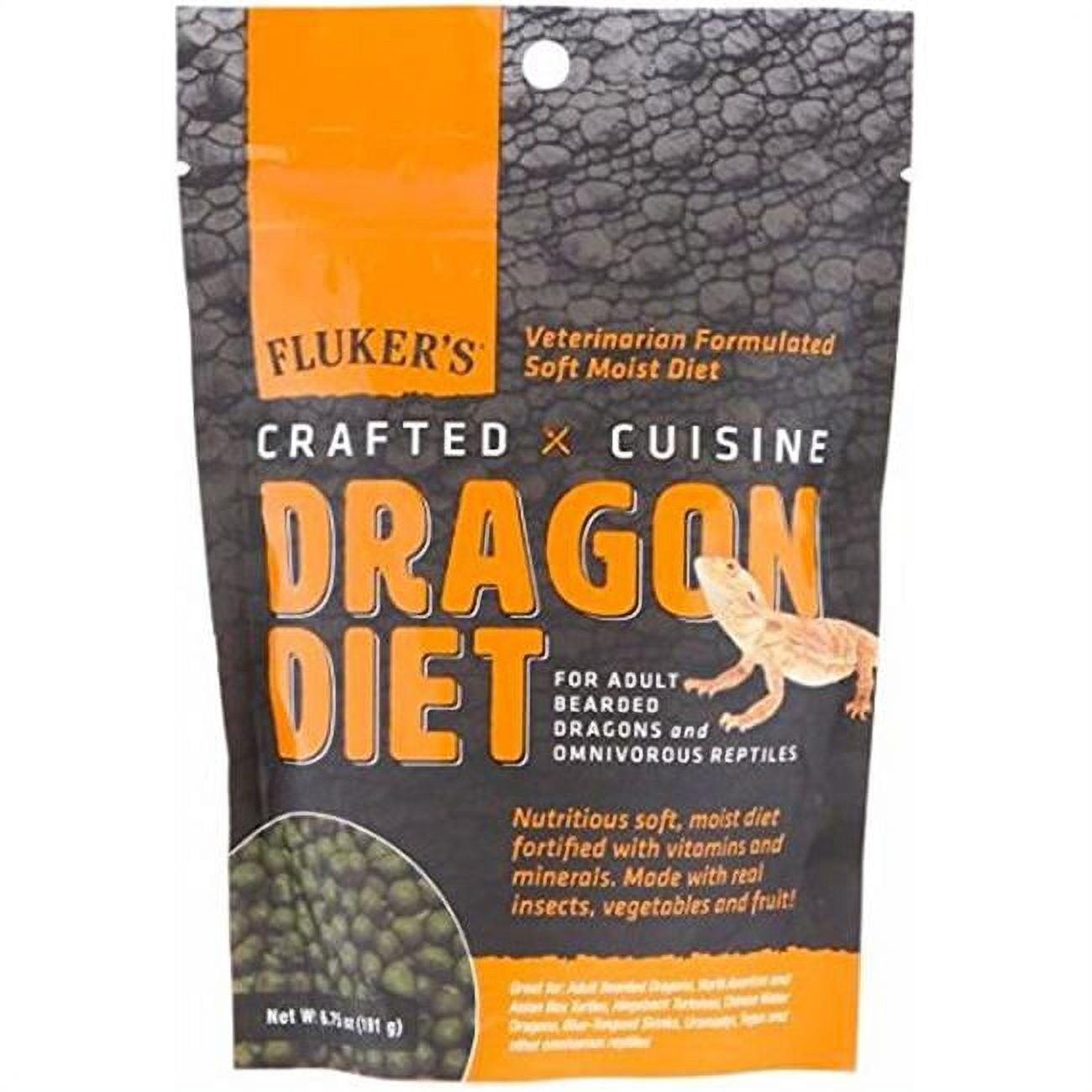 Flukers Crafted Cuisine Dragon Diet for Adult Omnivorous Reptiles