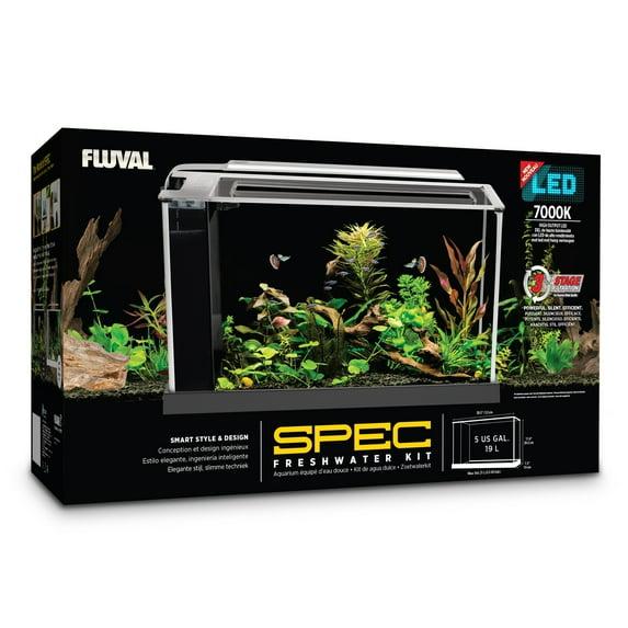 Fluval Fluval Spec V Aquarium Kit 5 Gal, White