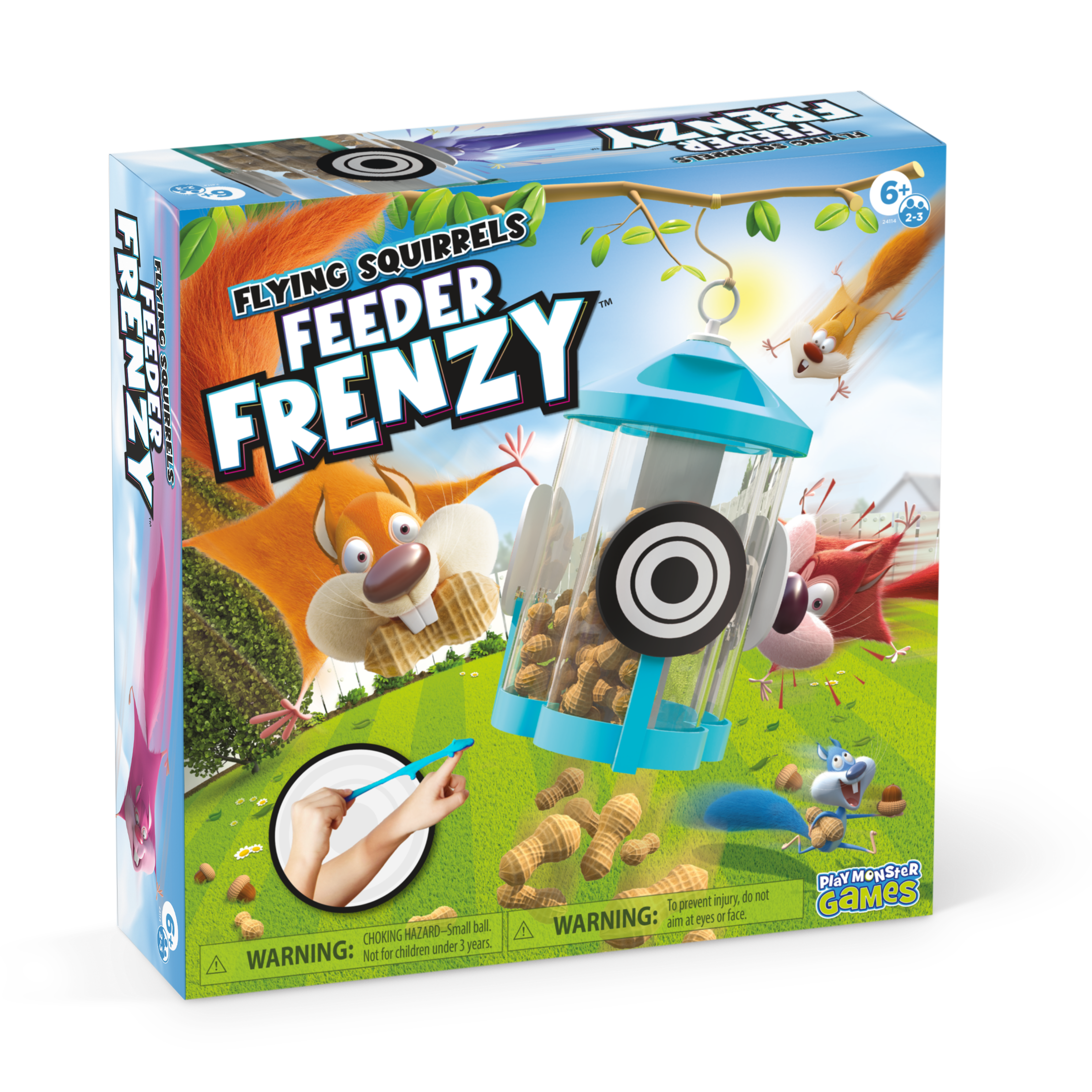 Flying Squirrels - Feeder Frenzy Board Game, Children Ages 6+