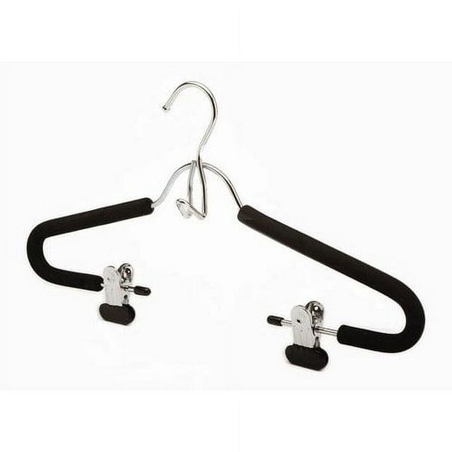 Only Hangers Inc. Metal Non-Slip Hangers With Clips for Suit/Coat (Set of 10)
