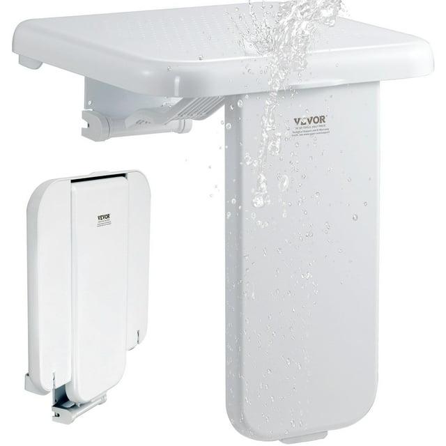 VEVOR 15.7'' W Plastic / Acrylic Shower Bench