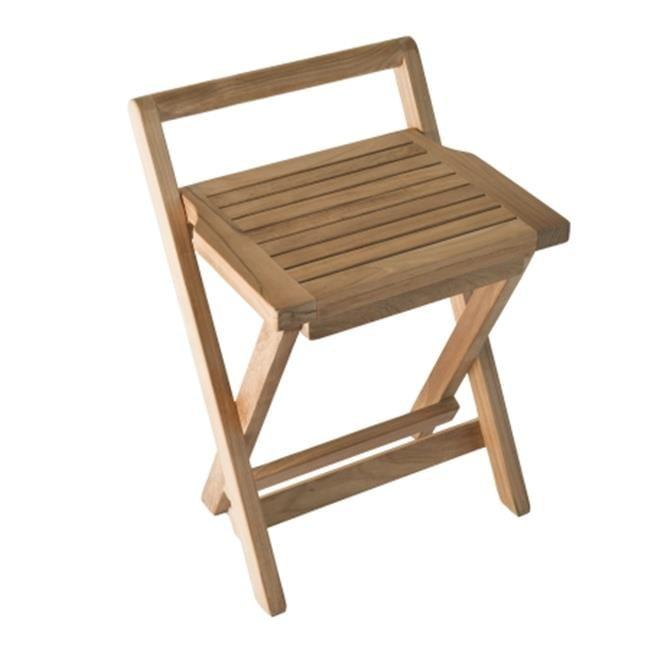 16'' W Teak Shower Bench