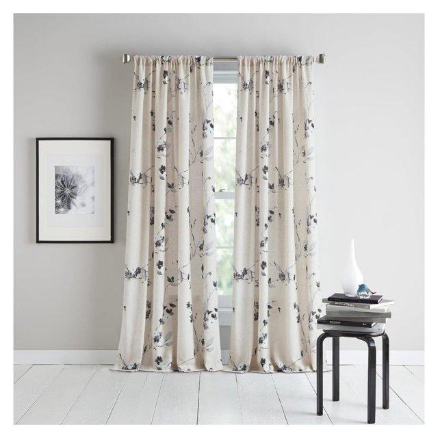 DKNY DKNY Fontana Mid Grey Curtain Panel Pair