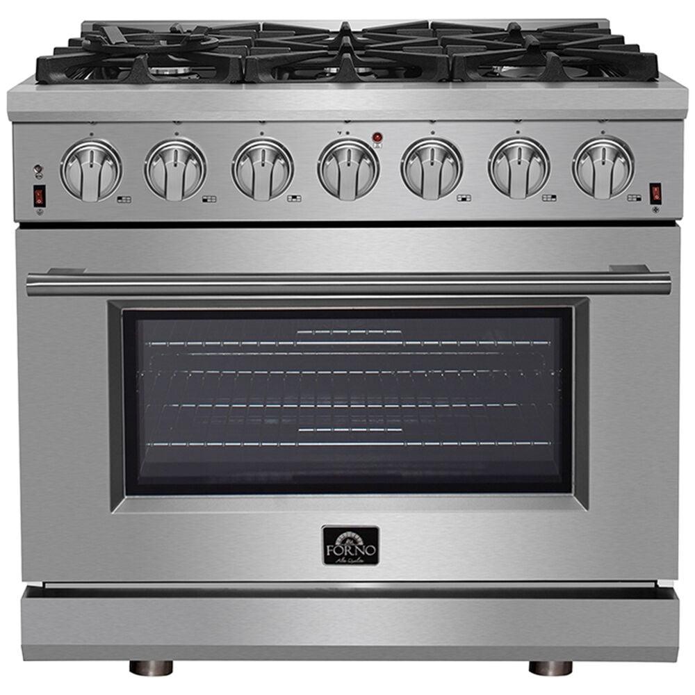 Massimo 36-inch Stainless Steel Gas Range with Griddle