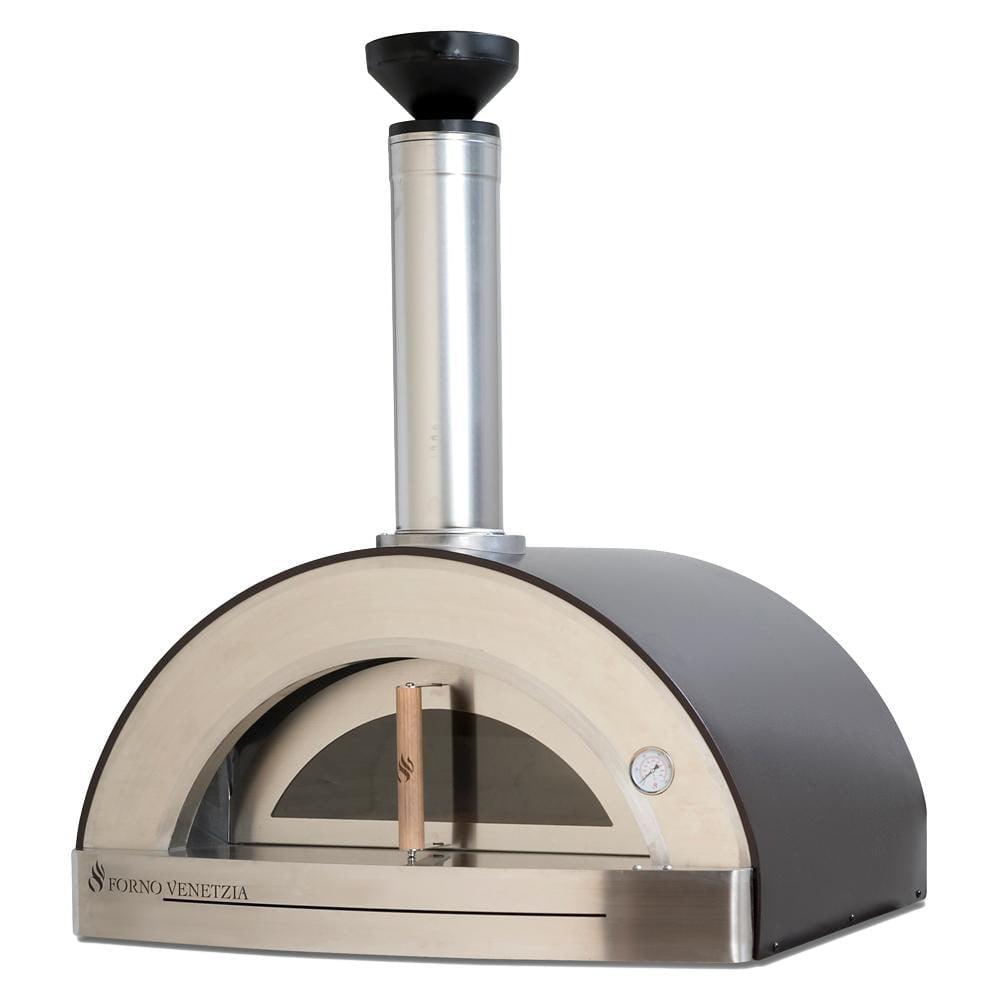 Forno Venetzia Forno Venetzia Torino Stainless Steel Countertop Wood Burning Pizza Oven