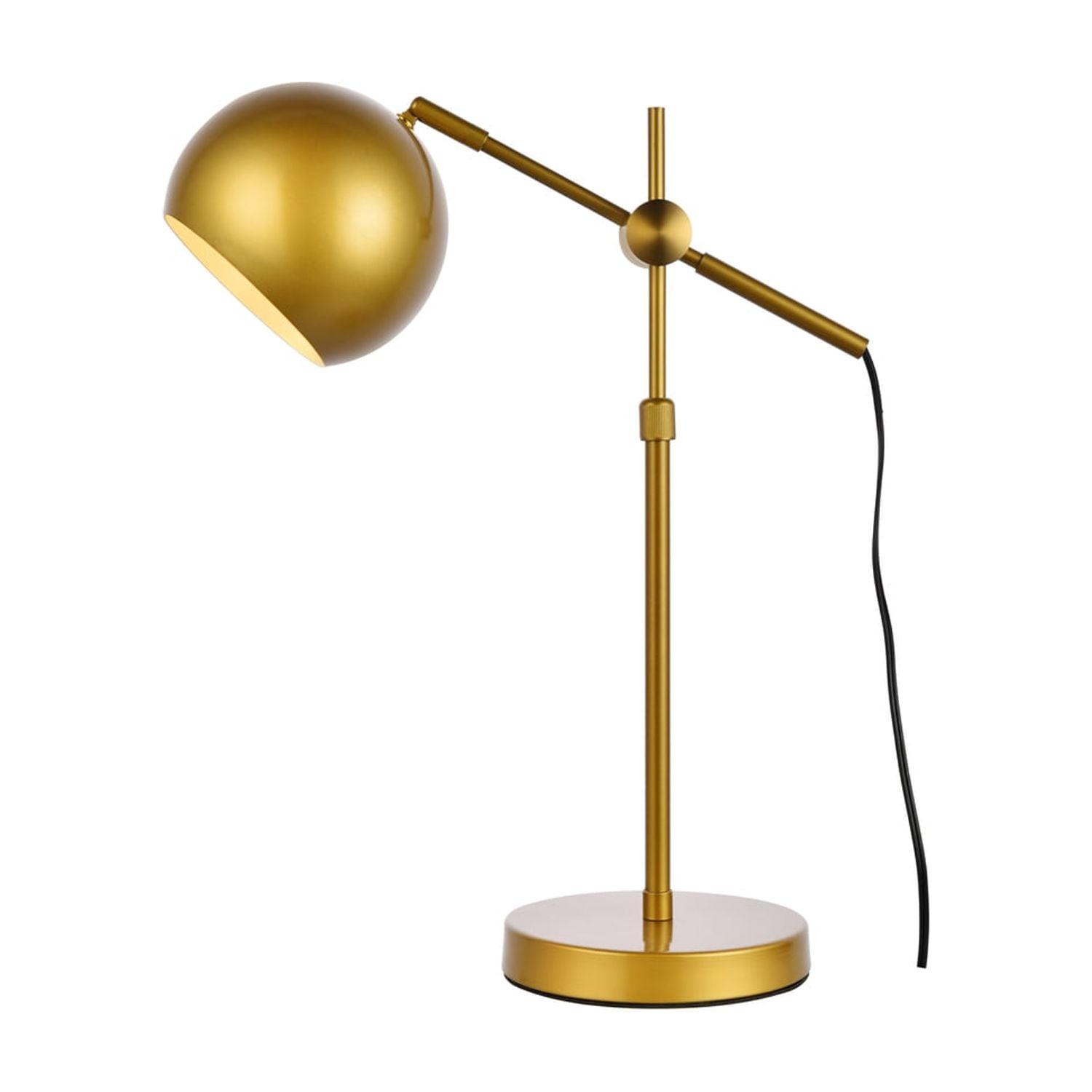 Elegant Lighting Forrester 1 light brass table lamp