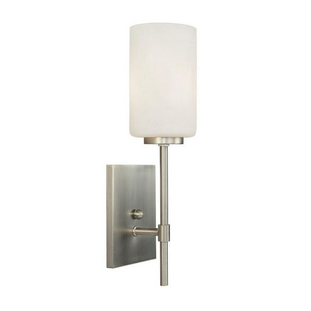Forte Lighting 2612-01 Faye Wall Sconce - Nickel