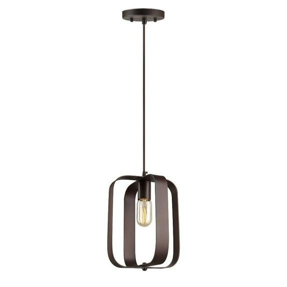 Forte Lighting 2640-01 1 Light 8" Wide Mini Pendant - Bronze