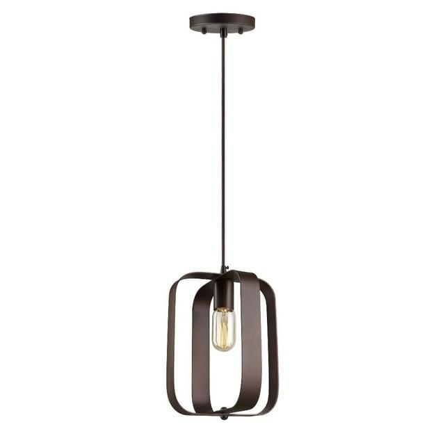 Forte Lighting 2640-01 1 Light 8" Wide Mini Pendant - Bronze