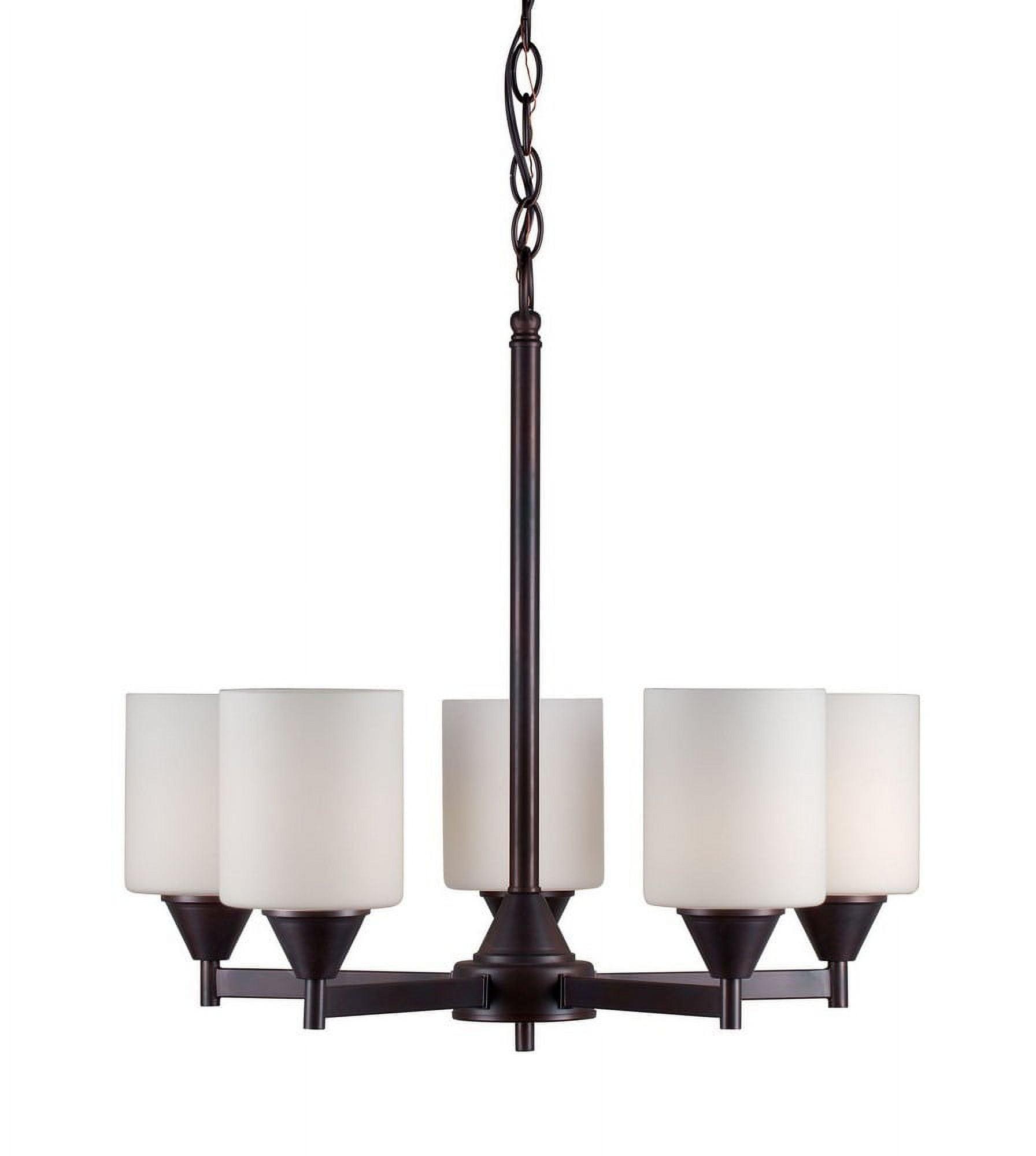 Vos Elegance 5-Light Chandelier in Antique Bronze