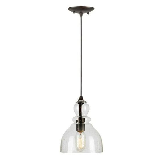 Forte Lighting 2678-01 1 Light 7" Wide Mini Pendant - Bronze