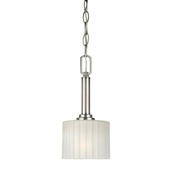 2695-01-55-Forte Lighting-Dayton - 1 Light Mini Pendant-12 Inches Tall and 5.5 Inches Wide -Traditional Installation