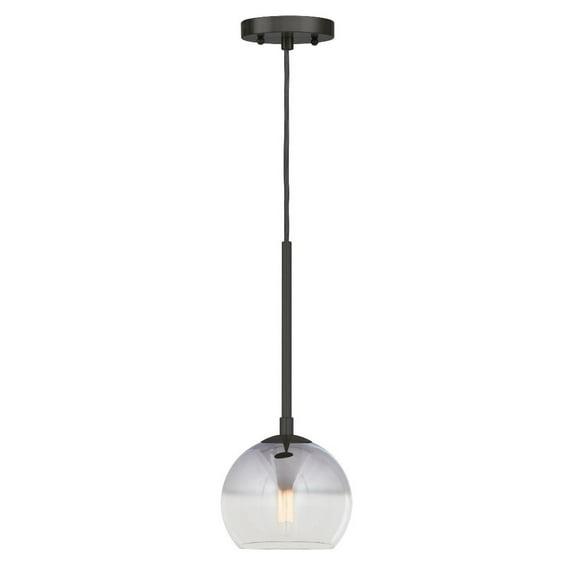 Forte Lighting 2751-01 Callisto 7" Wide Mini Pendant - Black