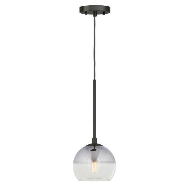 Forte Lighting 2751-01 Callisto 7" Wide Mini Pendant - Black