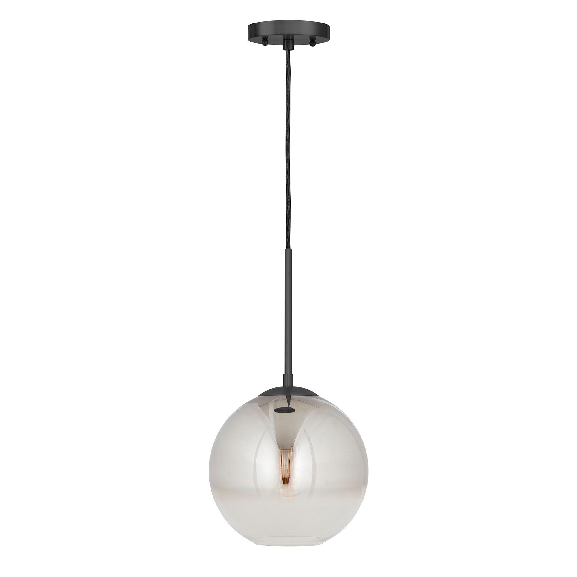 Forte Lighting 2761-01 Callisto 12" Wide Pendant - Black