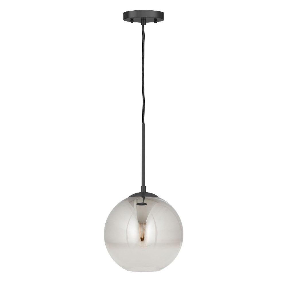 Forte Lighting 2761-01 Callisto 12" Wide Pendant - Black