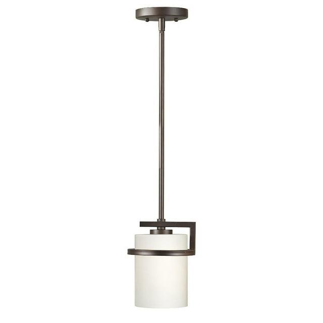 Forte Lighting 2767-01 Halo 7" Wide Mini Pendant - Bronze