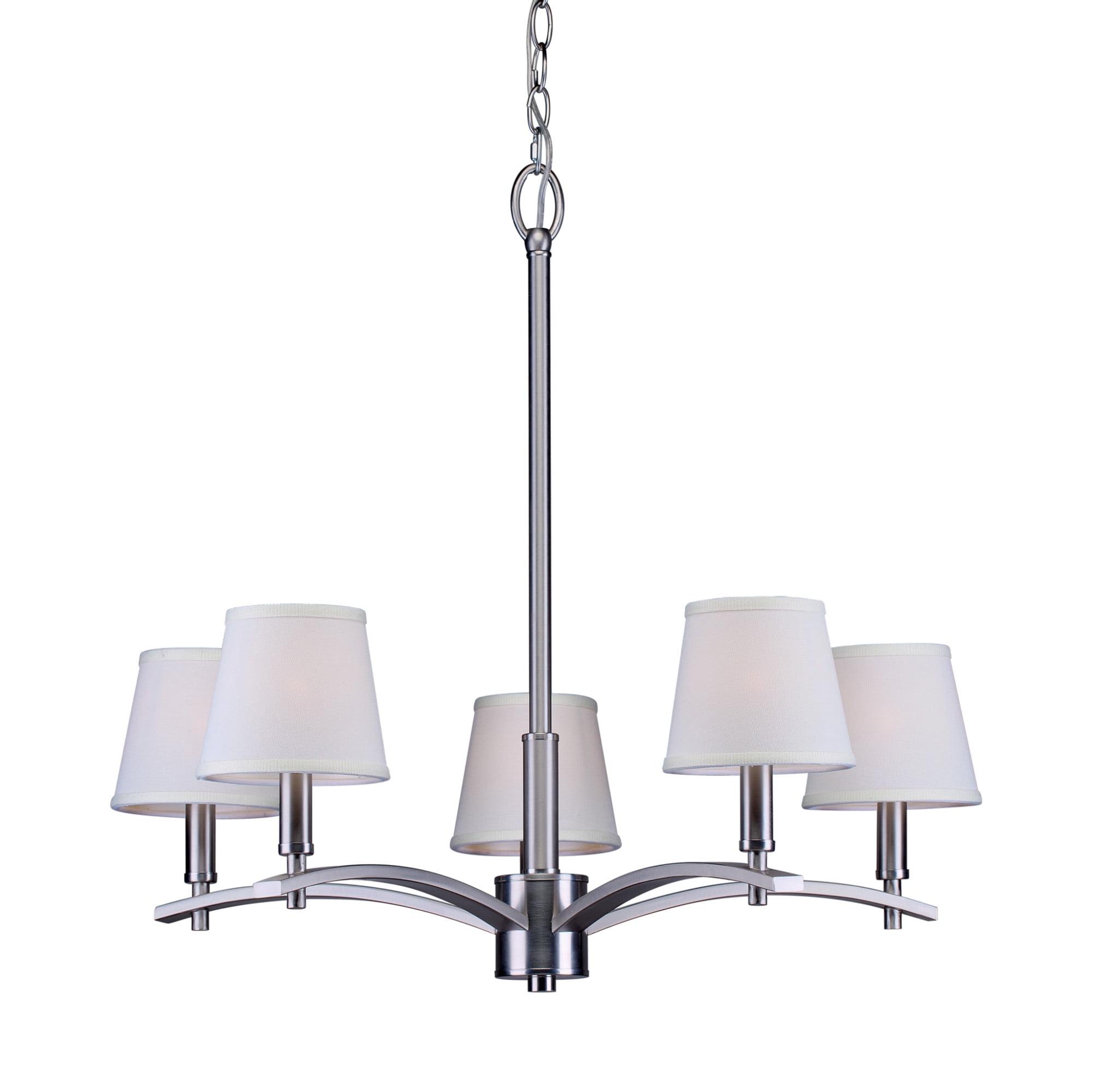 Forte Lighting 7078-05 5 Light 24-3/4" Wide Chandelier - Nickel