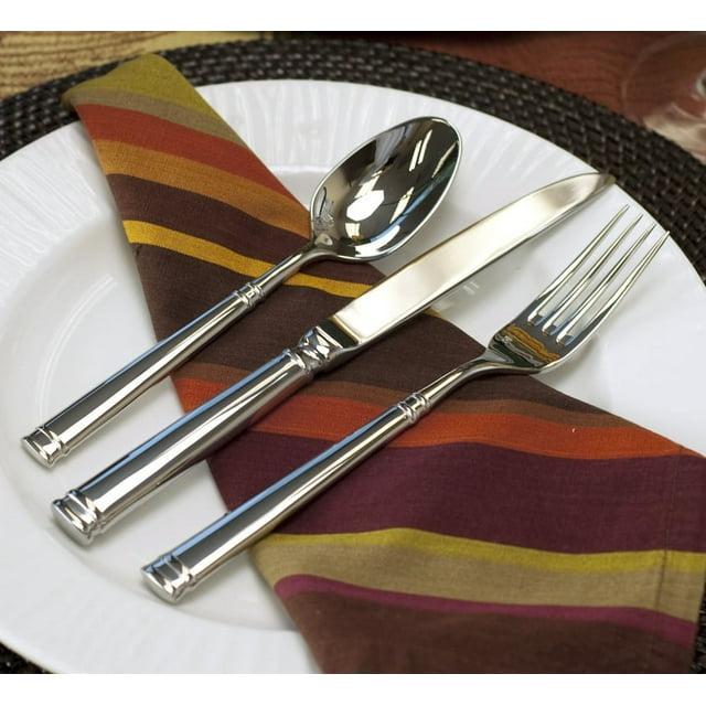 Fortessa Bistro Stainless Steel Flatware Set, Service for 4