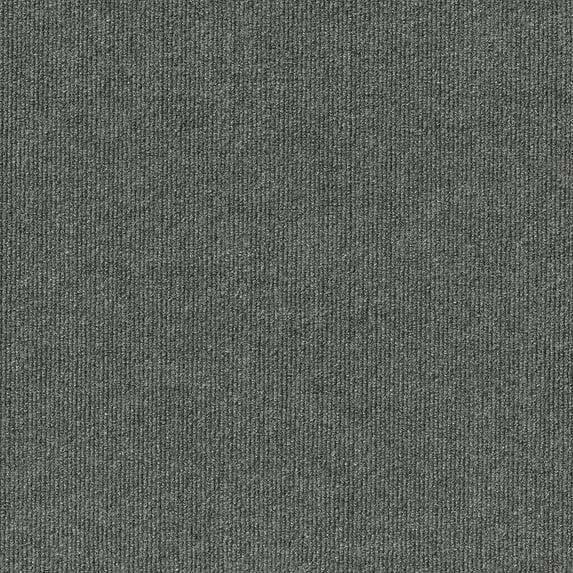 Foss Floors Riverfront Smoke 18" x 18" Waterproof Indoor/Outdoor Carpet Tile, 16 Pieces