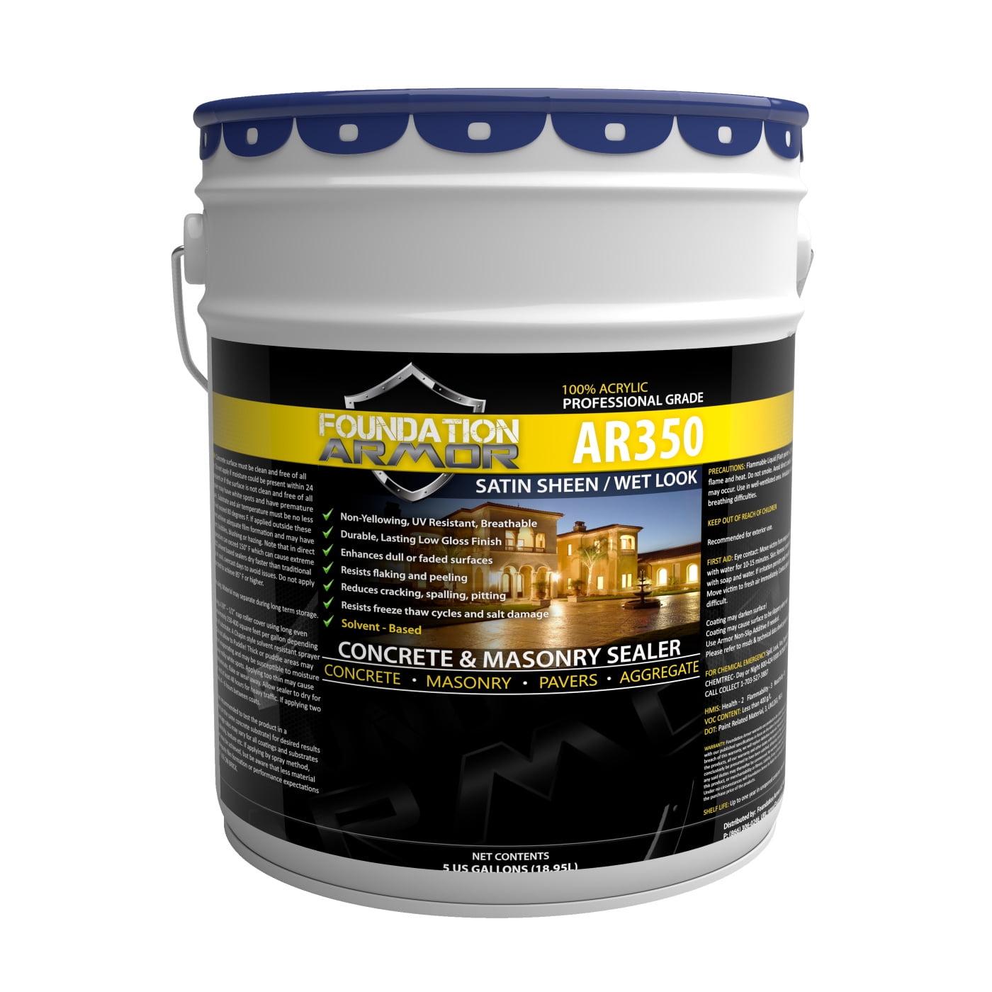 Foundation Armor 5-Gallon Clear Satin Sheen Concrete Sealer