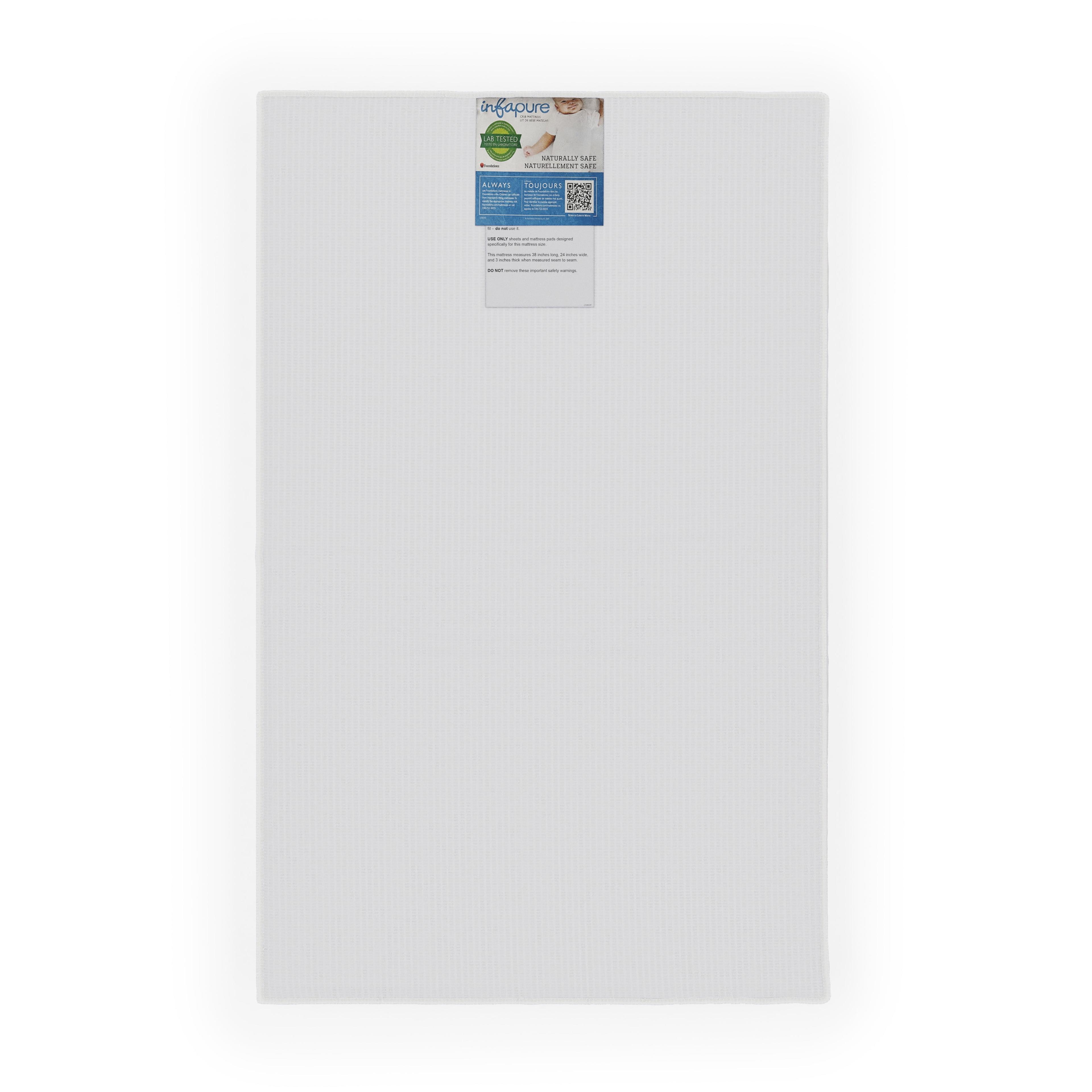 Foundations Infapure Mini Crib Rectangle Mattress