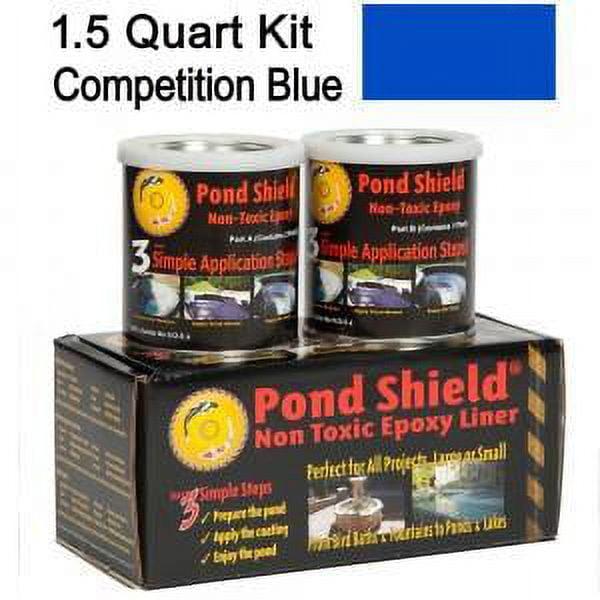 Fountain & Water Feature Restoration Paint Pond Shield Epoxy Pond Coating by Pond Armor Competition Blue