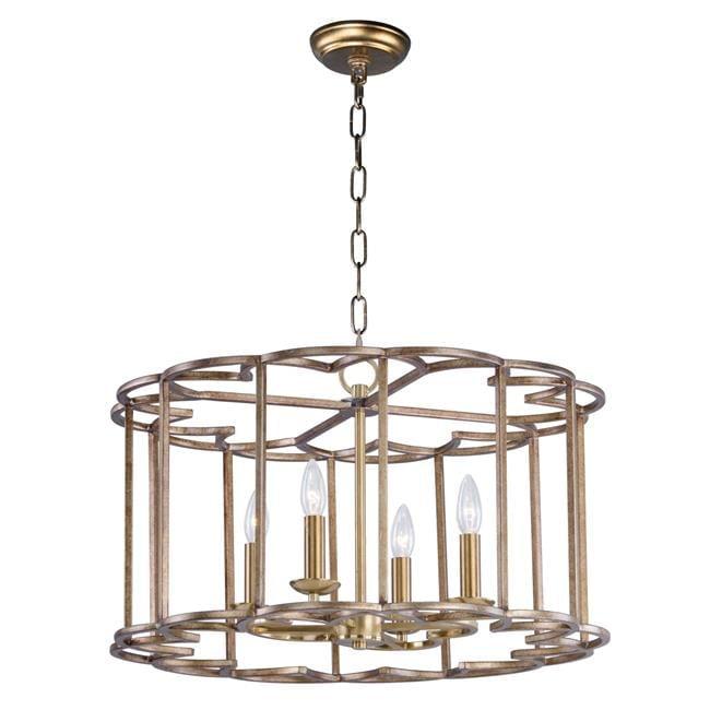 24736BZF-Maxim Lighting-Helix-Four Light Chandelier-24 Inches wide by 14.5 inches high     -Traditional Installation