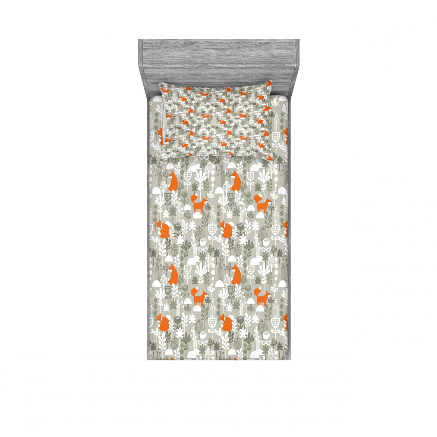 Microfiber Floral Sheet Set (Set of 2)