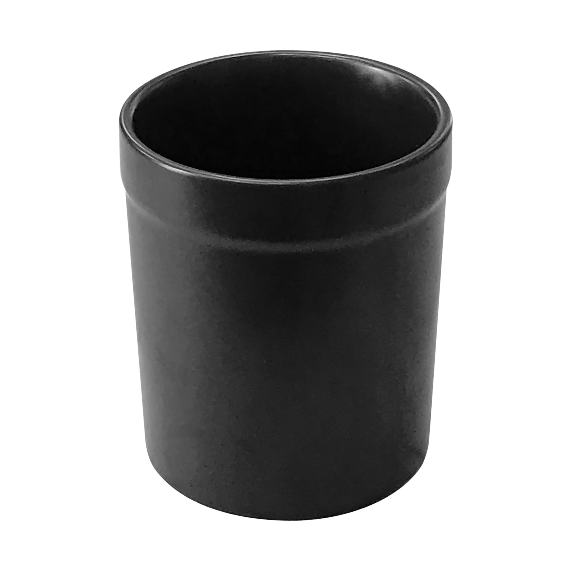 Fox Run Ceramic Kitchen Tool Holder, Black, 4.75" x 4.75" x 5.75"