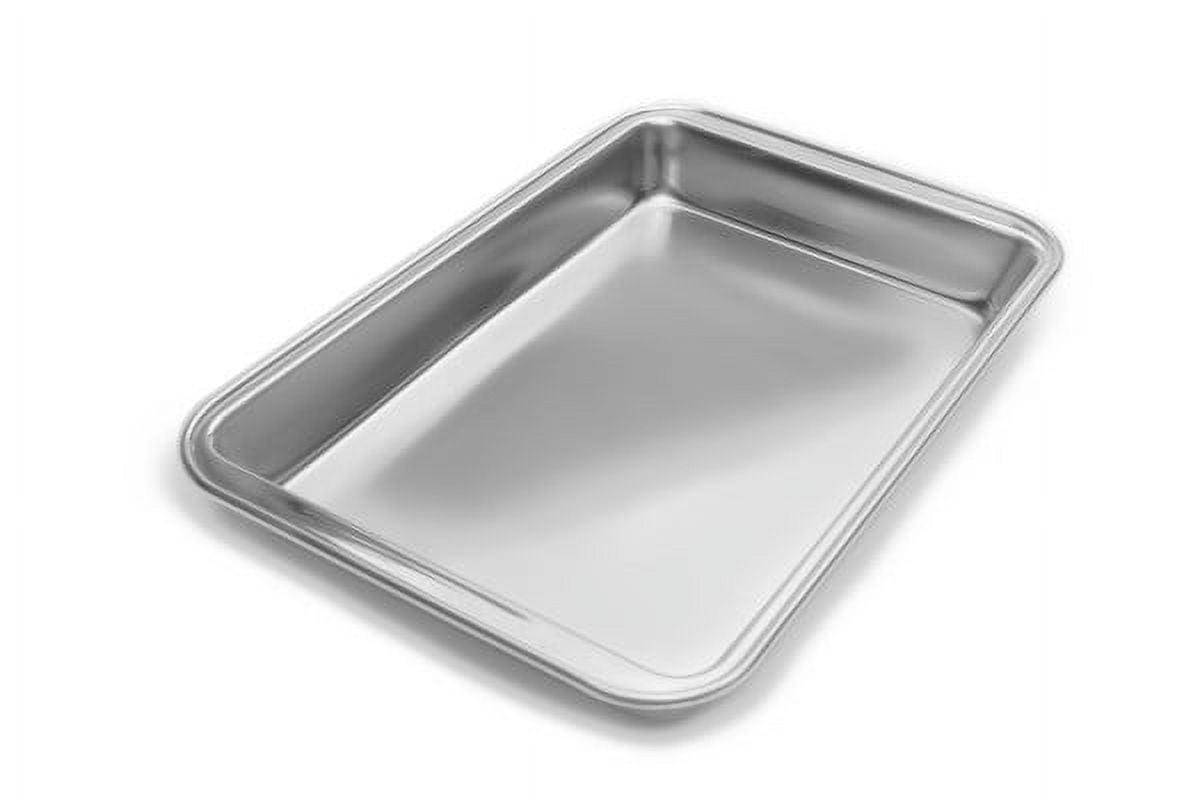 Deluxe Rectangular Stainless Steel 11"x7" All-Purpose Baking Pan