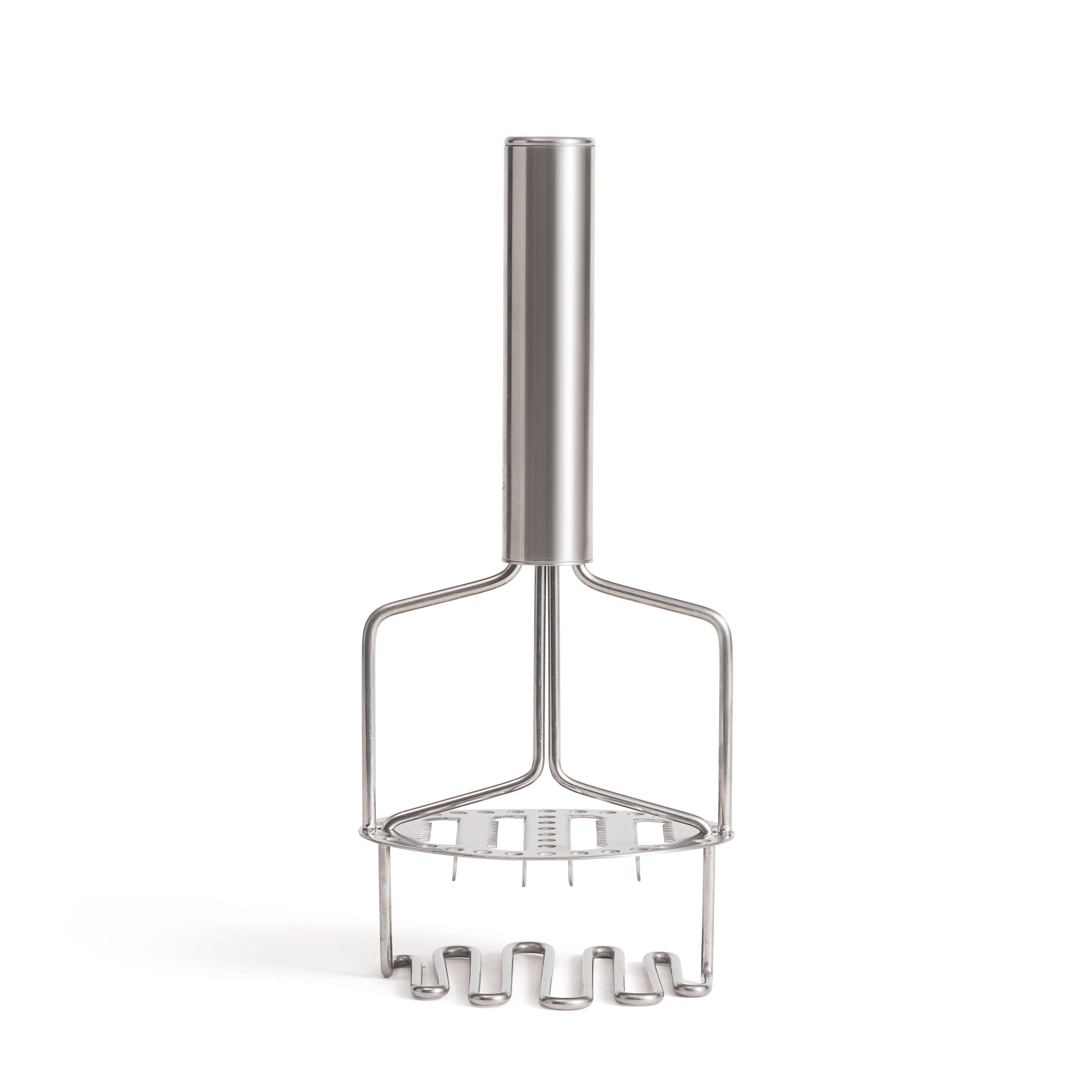 Fox Run Multi-Level Stainless Steel Masher, 3.5" x 4.25" x 9.25"