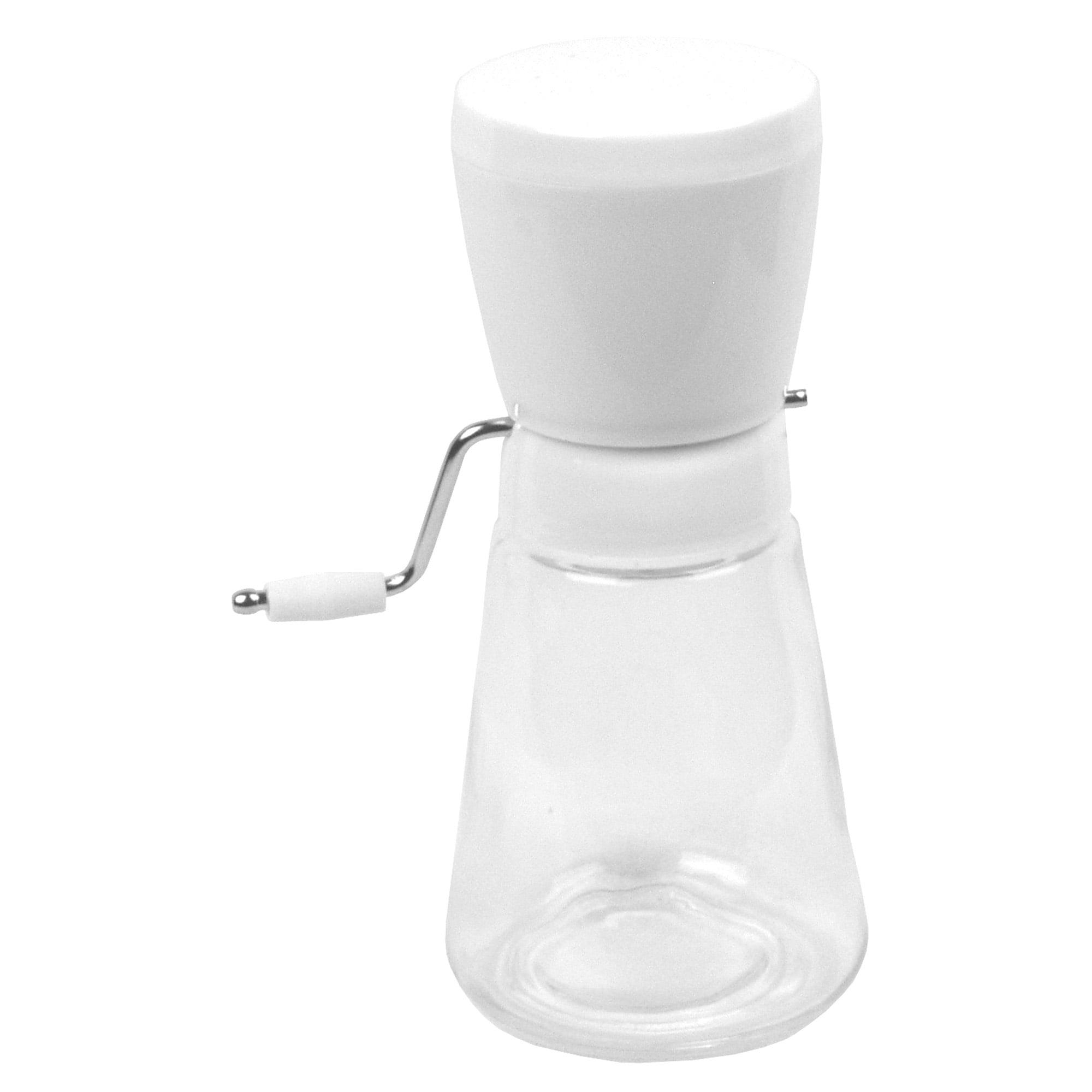 Glass Manual Nut Chopper Grinder with Handle