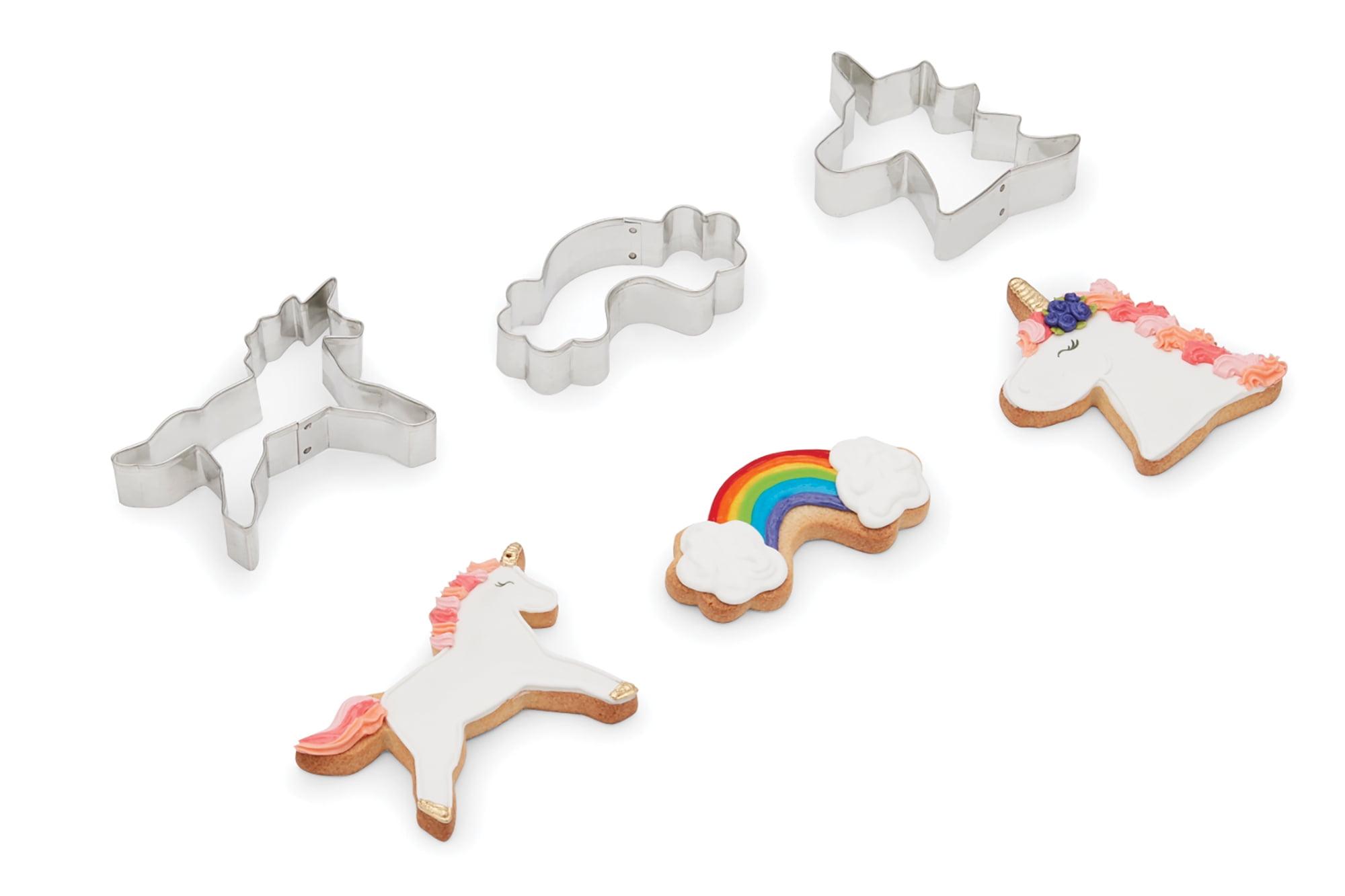 Fox Run Brands Fox Run Brands 3 Piece Non-Stick Unicorn Cookie Cutter Set