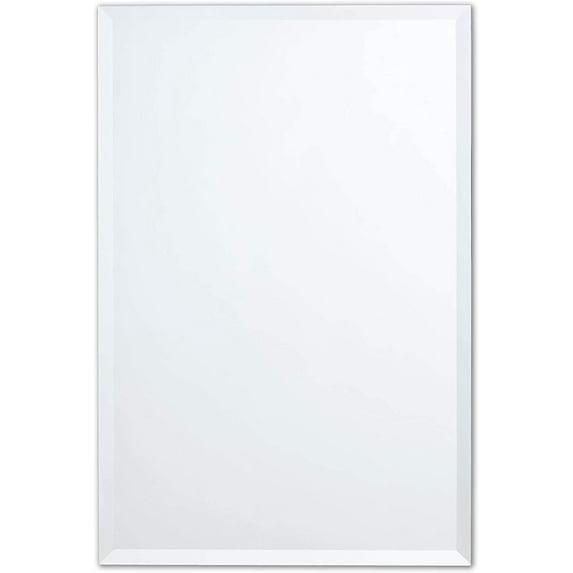 30" x 36" Frameless Rectangular Beveled Vanity Mirror