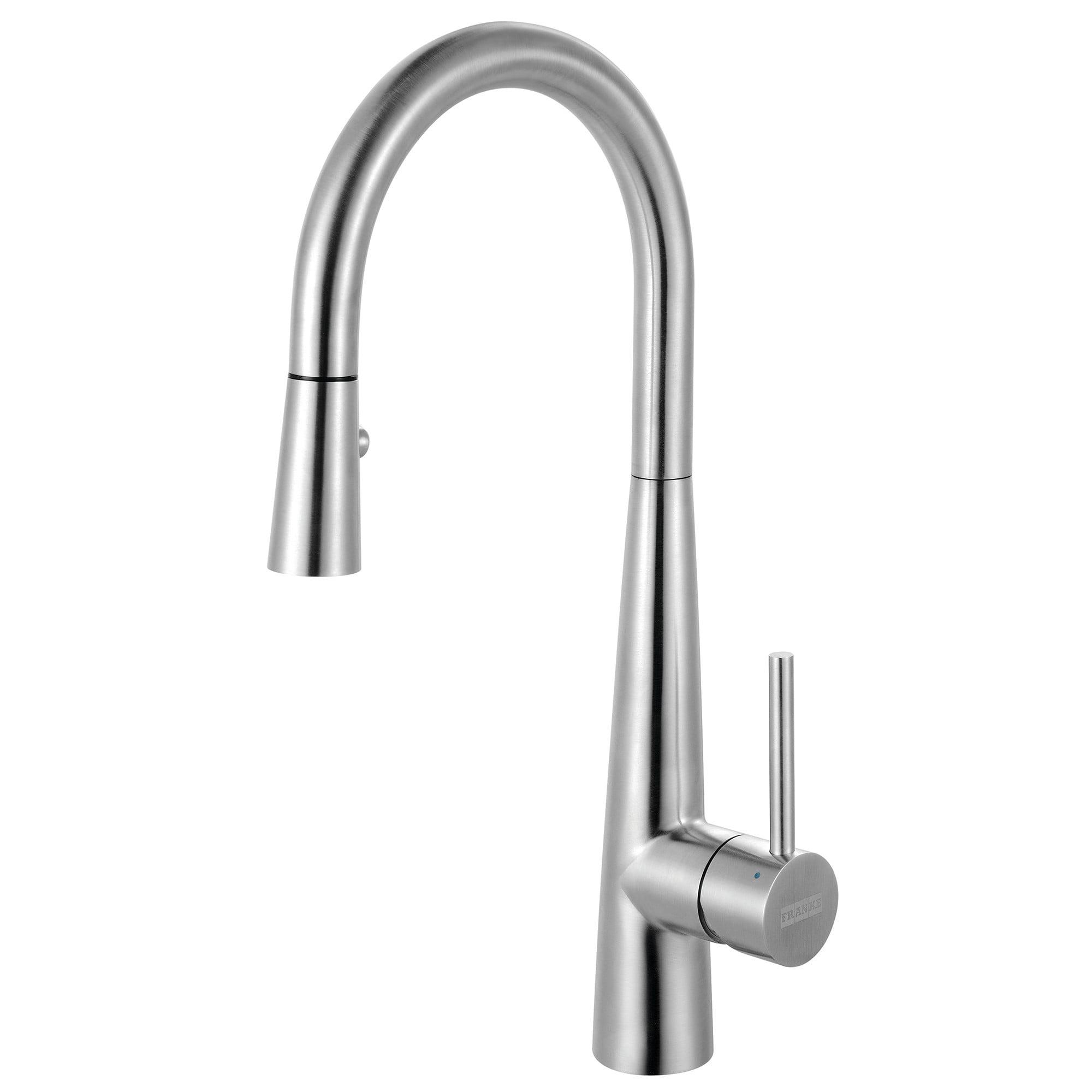 Stainless Steel Pull-Out Spray Single Handle Kitchen Faucet