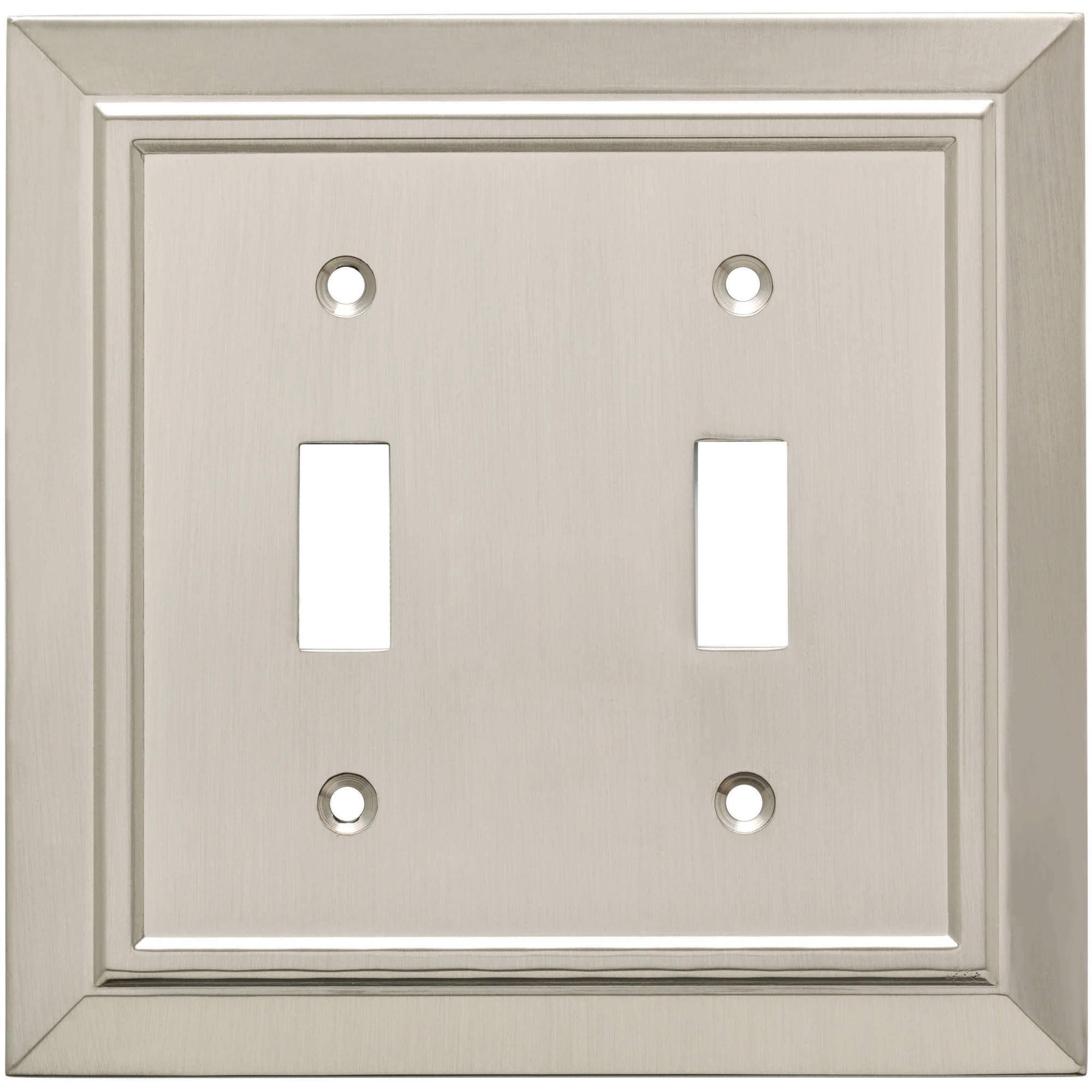 Franklin Brass Classic Architecture 2-Gang Toggle Light Switch Wall Plate
