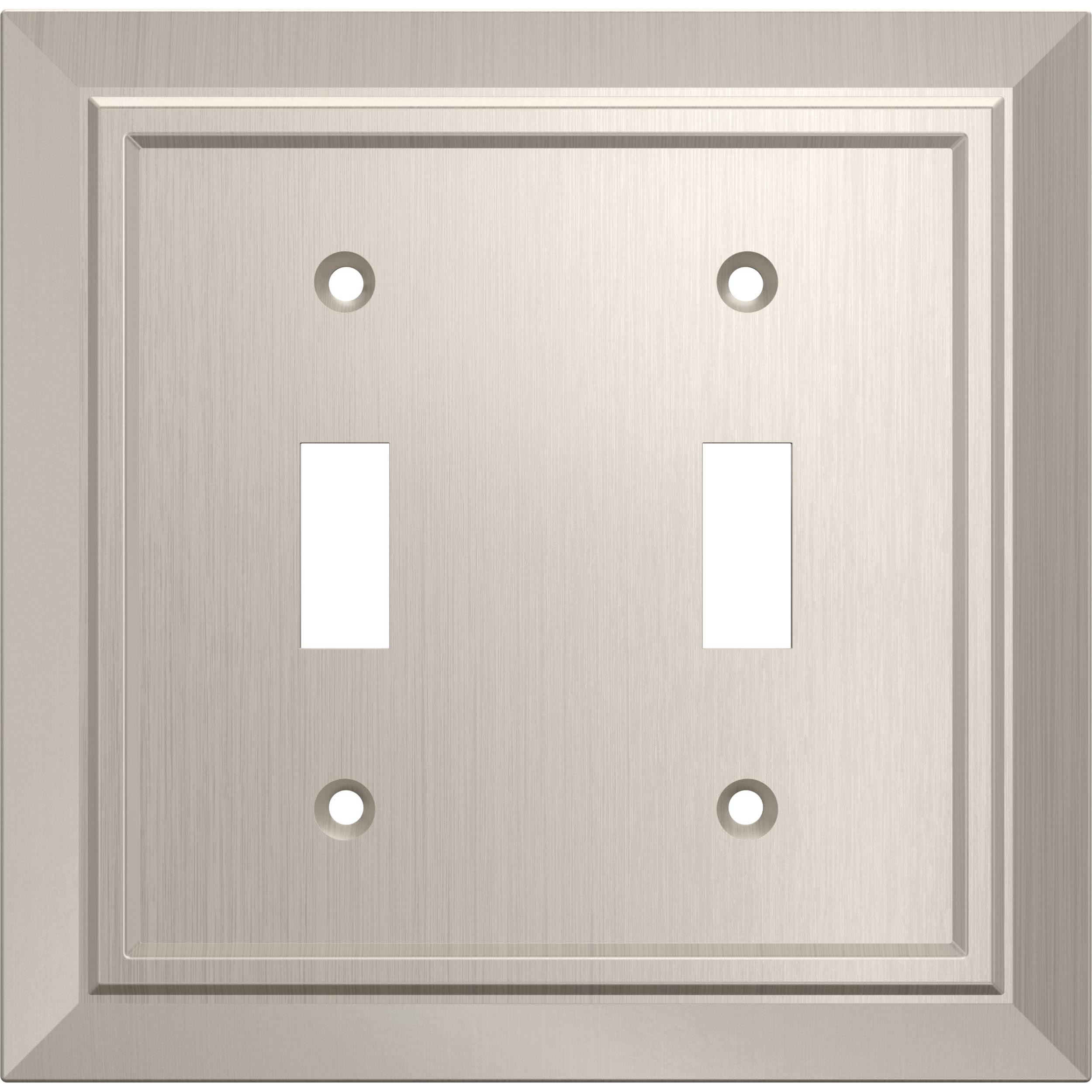 Franklin Brass Classic Architecture 2-Gang Toggle Light Switch Wall Plate
